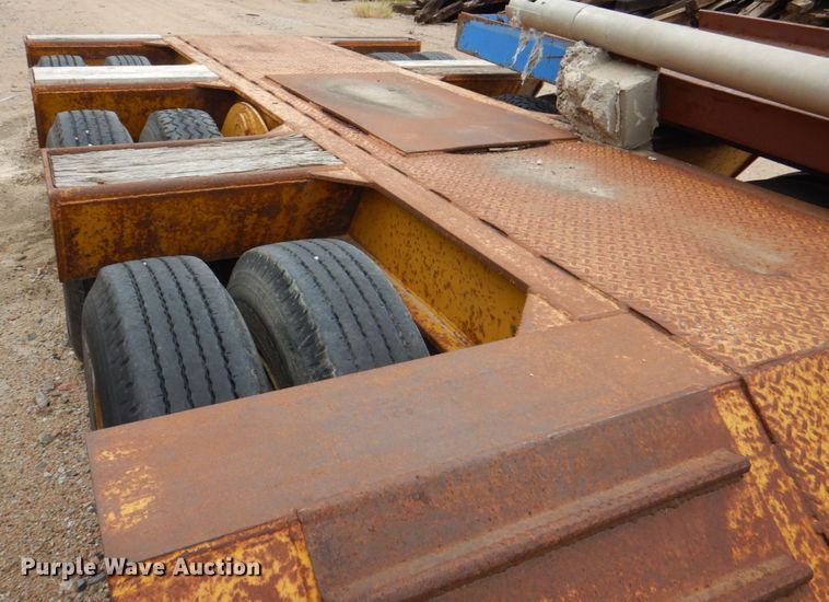 image for item DL0189 1985 Load King  low boy equipment trailer