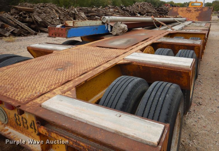 image for item DL0189 1985 Load King  low boy equipment trailer