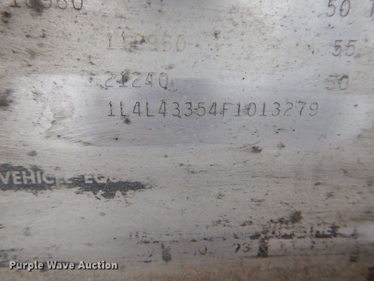 image for item DL0189 1985 Load King  low boy equipment trailer