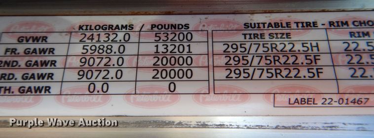 image for item DL0546 2015 Peterbilt 389  semi truck