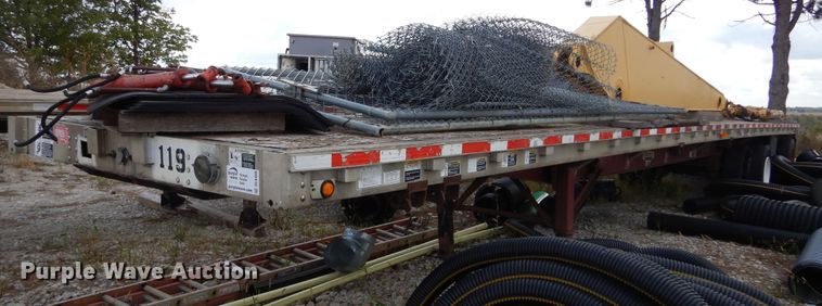 image for item DL6456 2000 Wilson  flatbed trailer