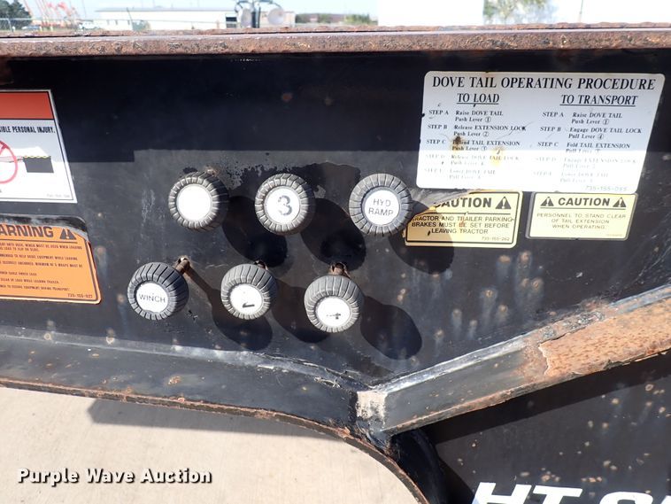 image for item DL7663 2005 Trail King TK70HT-482  drop deck equipment trailer