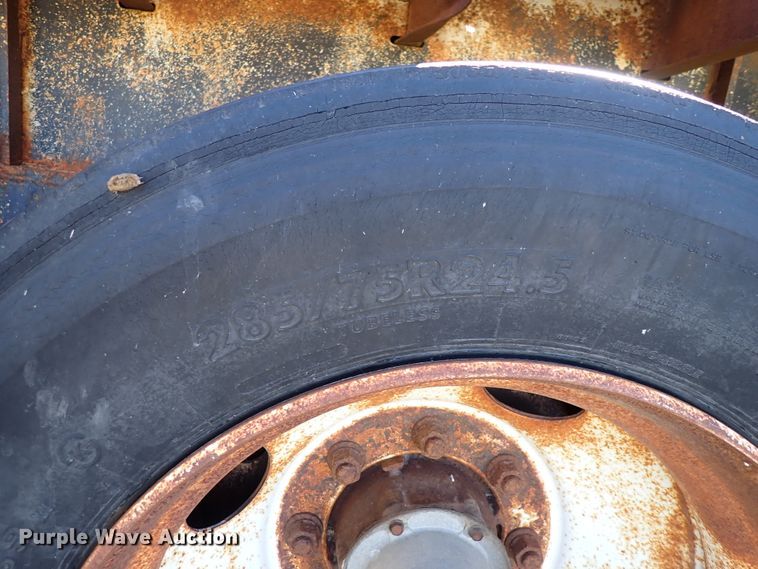 image for item DL7697 1977 Wilson  flatbed hay trailer