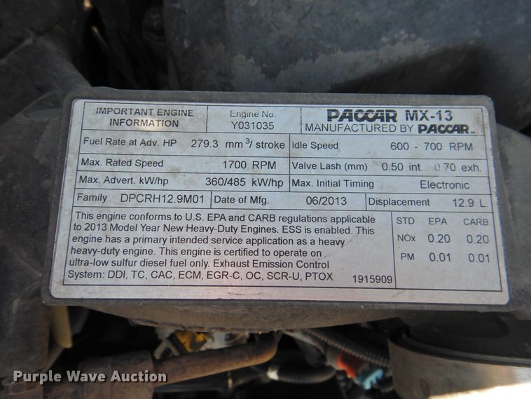 image for item DM8991 2014 Peterbilt 388  semi truck