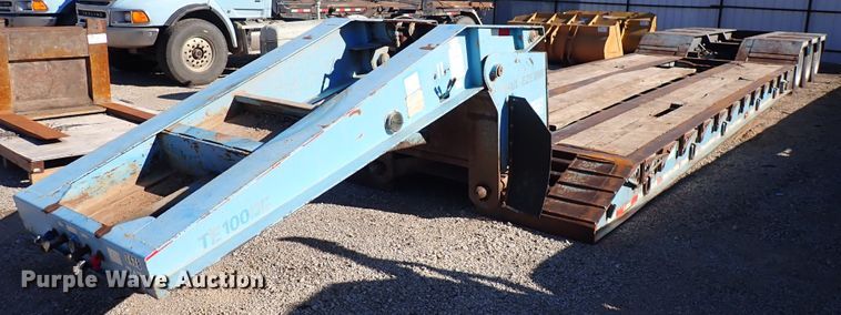 image for item DN2169 2005 Trail-Eze TE100DG24  lowboy equipment trailer
