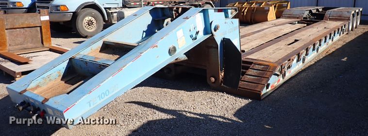 image for item DN2169 2005 Trail-Eze TE100DG24  lowboy equipment trailer
