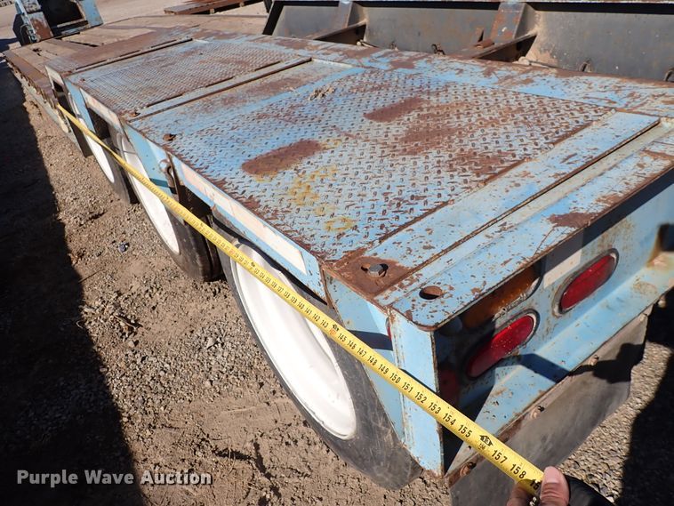 image for item DN2169 2005 Trail-Eze TE100DG24  lowboy equipment trailer