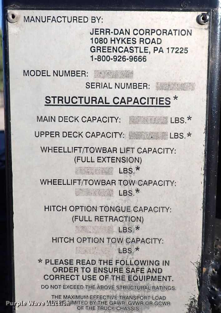 image for item DN2172 2006 Freightliner M106  rollback truck