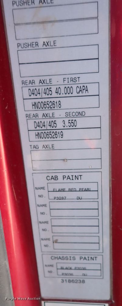 image for item DN2176 2002 Volvo VNL  semi truck