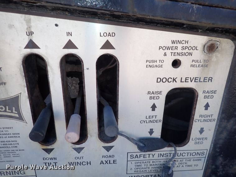 image for item DN2177 2008 Landoll  drop deck equipment trailer