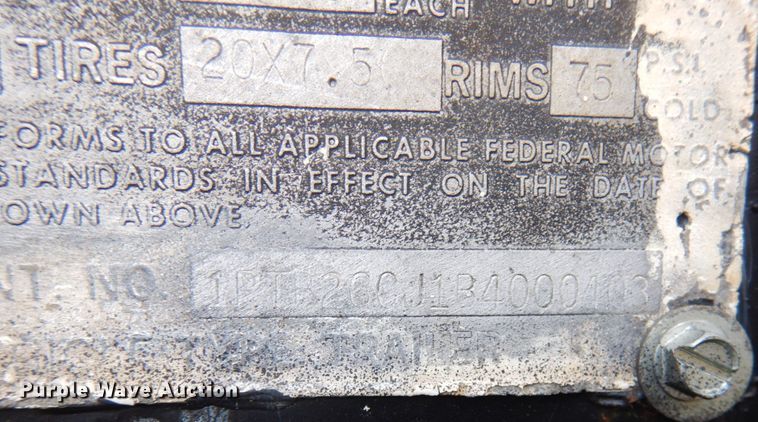 image for item JQ9290 1981 Trailmobile  pneumatic dry bulk trailer