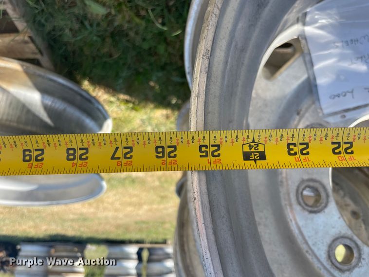 image for item JQ9499 (8) 24.5" wheels