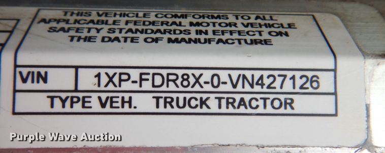 image for item JS9539 1997 Peterbilt 378  semi truck