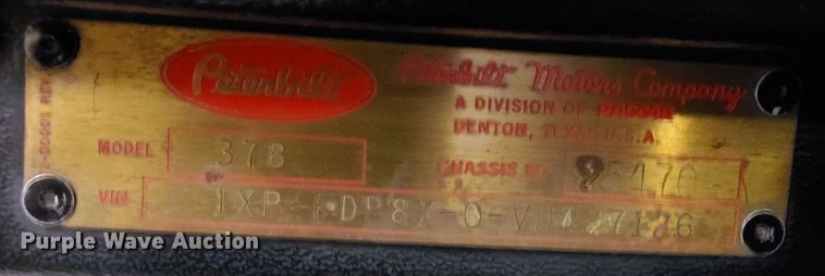 image for item JS9539 1997 Peterbilt 378  semi truck