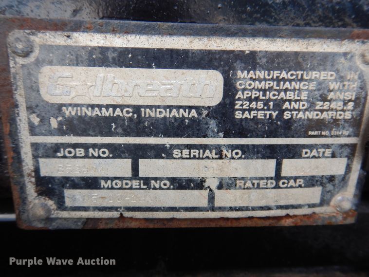 image for item KA9374 1998 Mack RD600  roll-off container truck