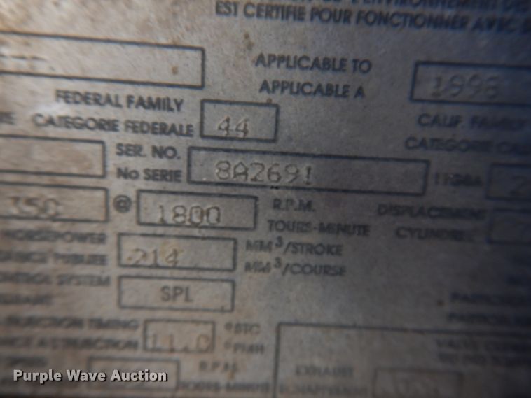 image for item KA9374 1998 Mack RD600  roll-off container truck