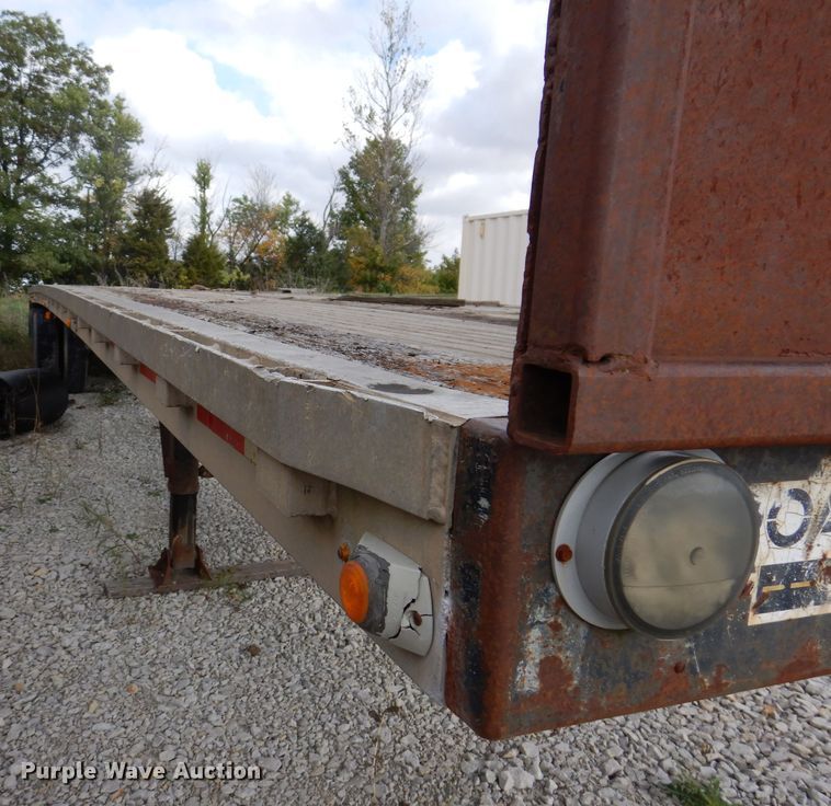 image for item KA9491 1988 Wilson Road Brute  flatbed trailer