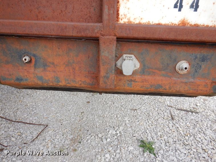 image for item KA9491 1988 Wilson Road Brute  flatbed trailer