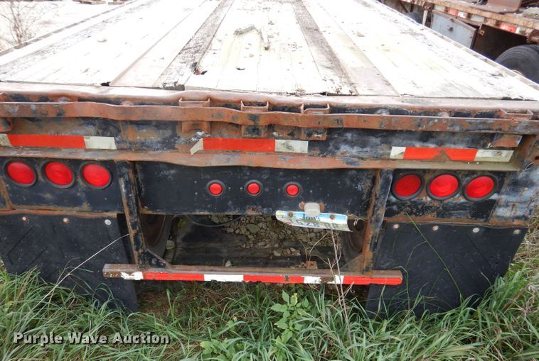 image for item KA9491 1988 Wilson Road Brute  flatbed trailer