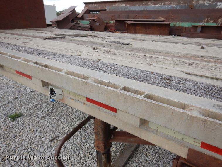 image for item KA9491 1988 Wilson Road Brute  flatbed trailer