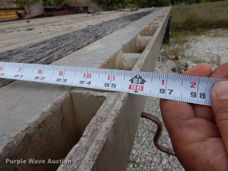 image for item KA9491 1988 Wilson Road Brute  flatbed trailer