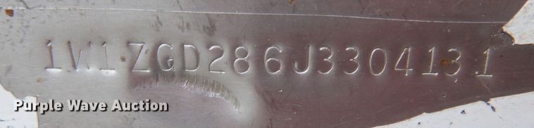 image for item KA9491 1988 Wilson Road Brute  flatbed trailer