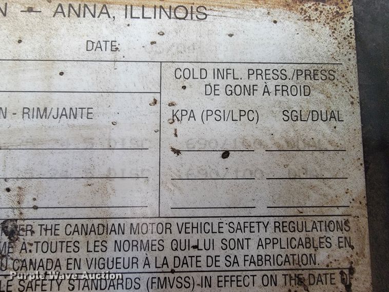 image for item KQ9149 2005 Transcraft  flatbed trailer