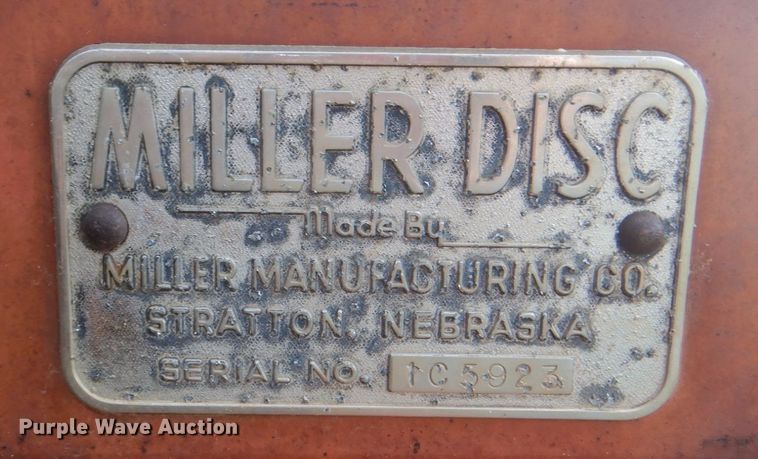 image for item DH7301 Miller  off-set disk