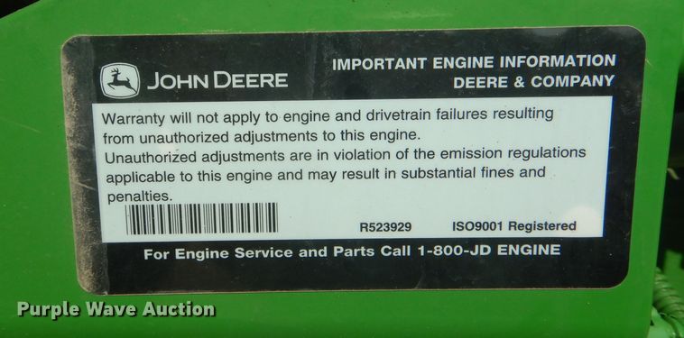 image for item DJ0554 2016 John Deere 6155M  MFWD tractor