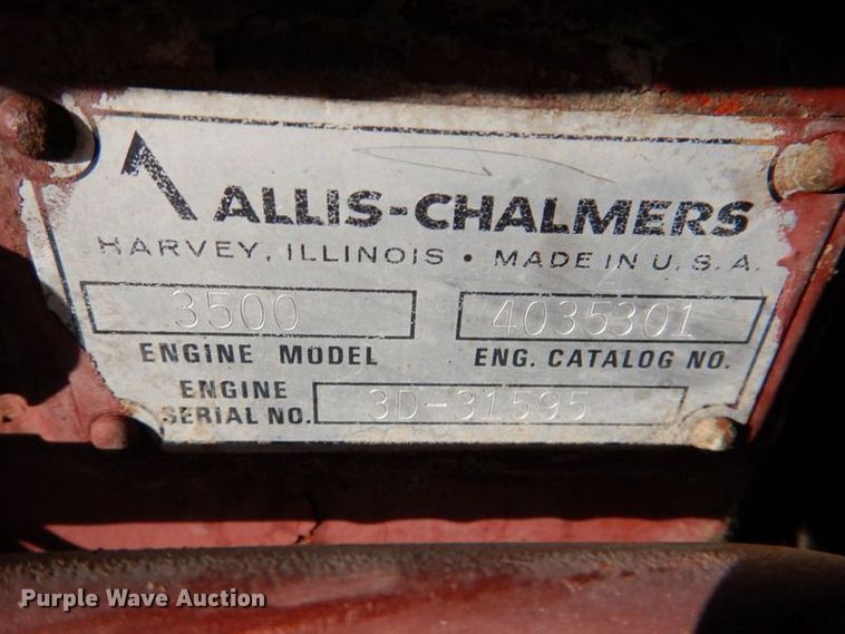 image for item DK1234 1975 Allis Chalmers 7040  tractor