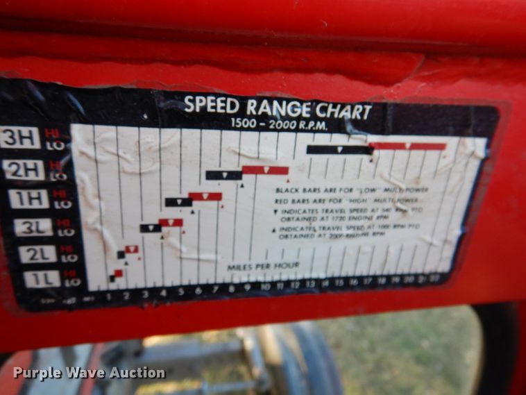 image for item DK1235 1978 Massey Ferguson 1085  tractor