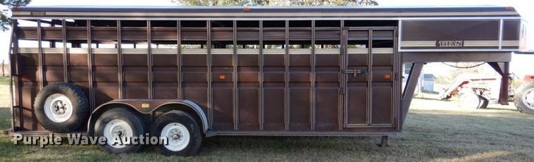 image for item DK1236 1991 Titan  livestock trailer