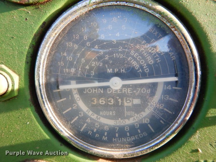 image for item DK1237 1956 John Deere 70  tractor