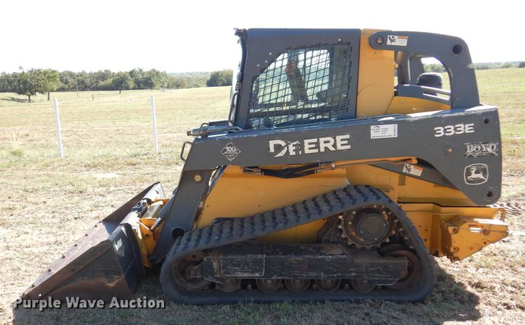 image for item DM5210 2013 John Deere 333E  tracked skid steer loader