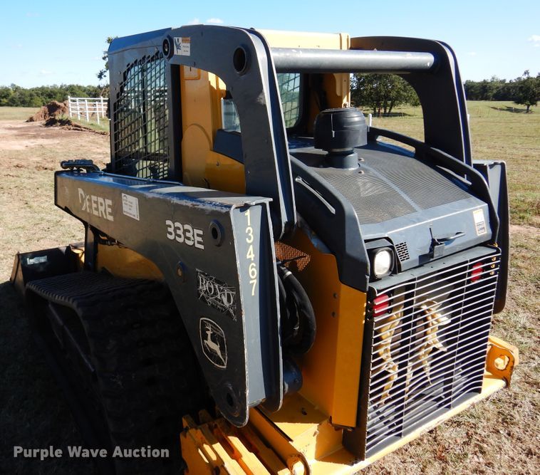 image for item DM5210 2013 John Deere 333E  tracked skid steer loader