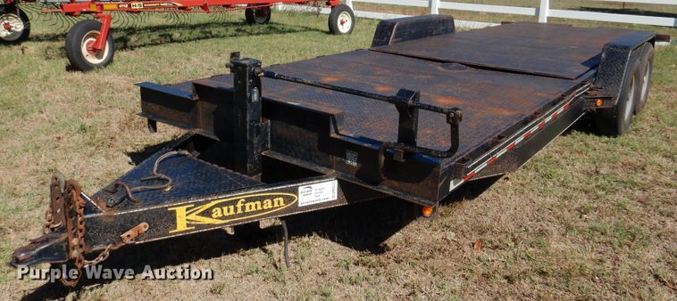 image for item DM5212 2010 Kaufman  tilt deck equipment trailer