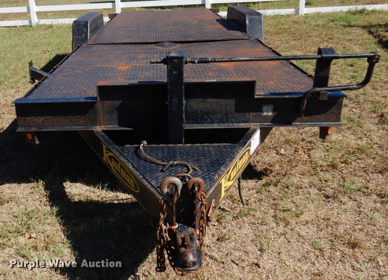 image for item DM5212 2010 Kaufman  tilt deck equipment trailer