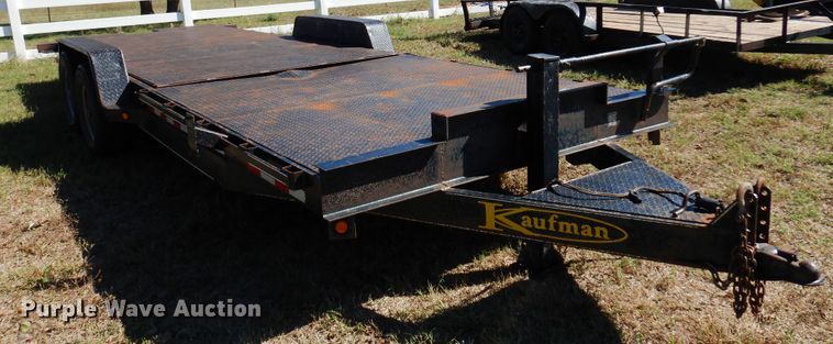 image for item DM5212 2010 Kaufman  tilt deck equipment trailer