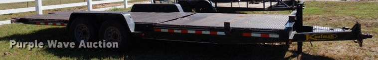 image for item DM5212 2010 Kaufman  tilt deck equipment trailer