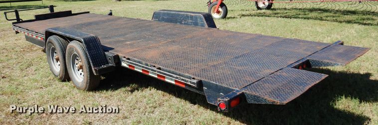 image for item DM5212 2010 Kaufman  tilt deck equipment trailer