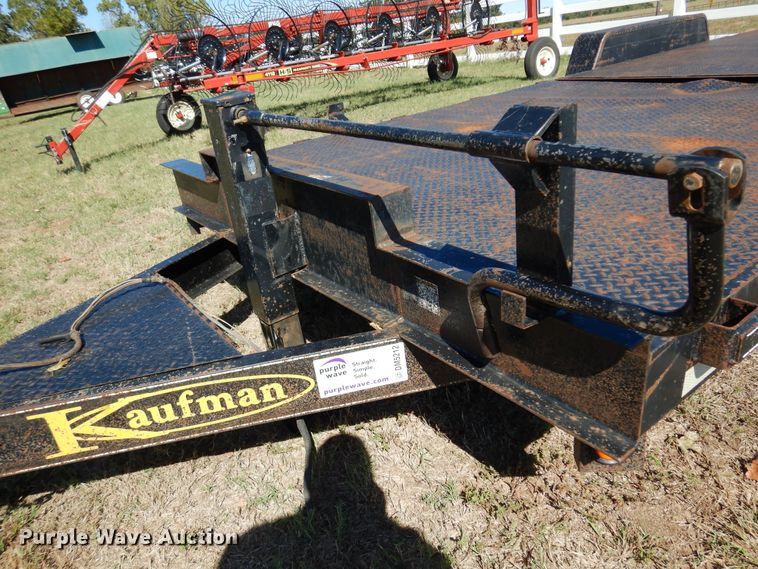 image for item DM5212 2010 Kaufman  tilt deck equipment trailer