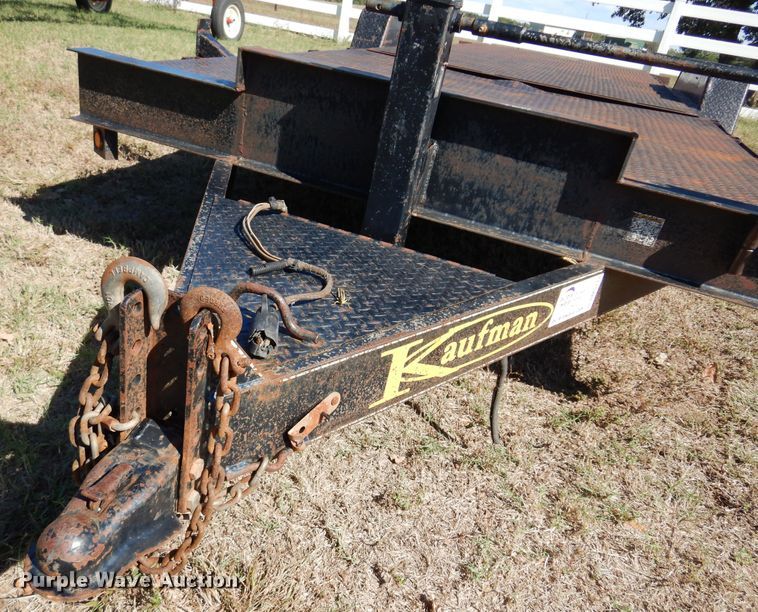 image for item DM5212 2010 Kaufman  tilt deck equipment trailer