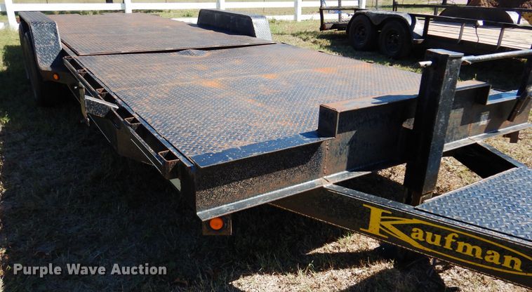 image for item DM5212 2010 Kaufman  tilt deck equipment trailer
