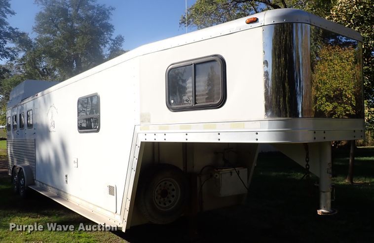 image for item DN2183 2002 Kiefer Genesis X-480  horse trailer