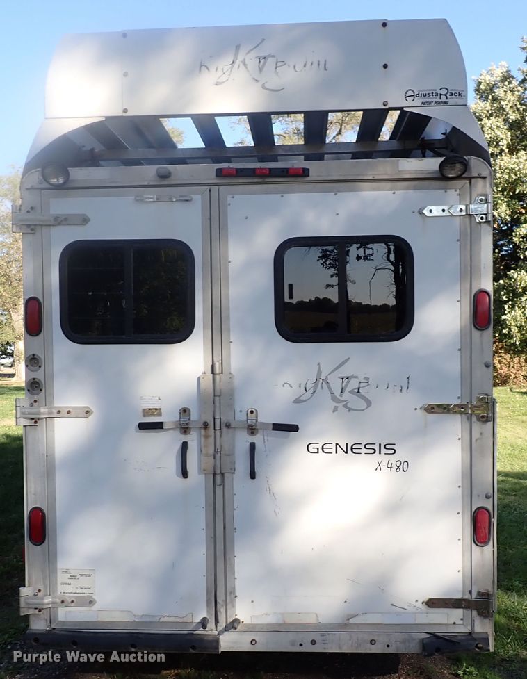 image for item DN2183 2002 Kiefer Genesis X-480  horse trailer