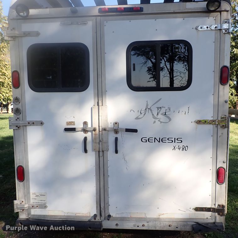 image for item DN2183 2002 Kiefer Genesis X-480  horse trailer