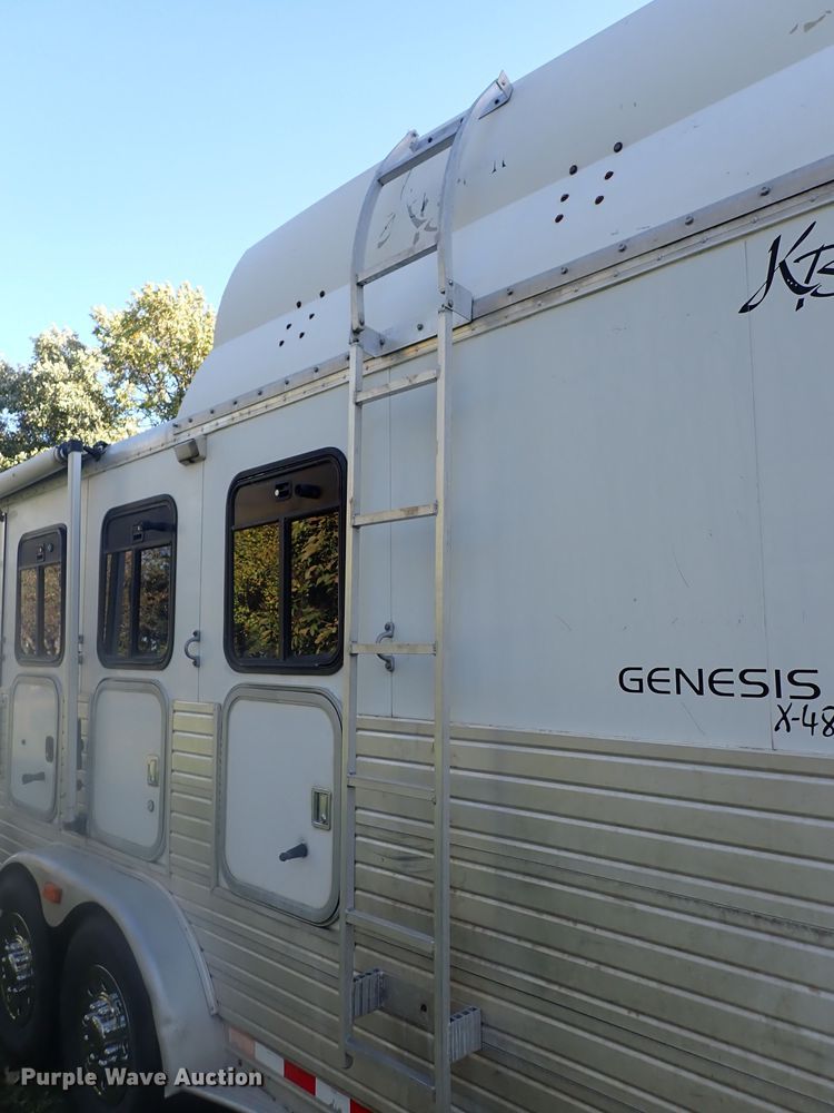 image for item DN2183 2002 Kiefer Genesis X-480  horse trailer