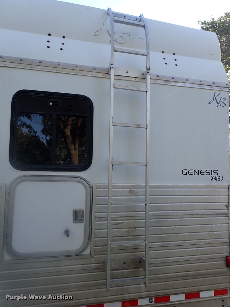 image for item DN2183 2002 Kiefer Genesis X-480  horse trailer