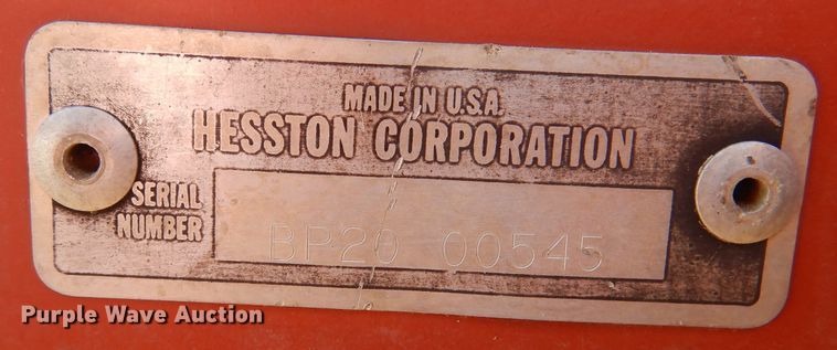 image for item DN5292 Hesston BP20  bale processor