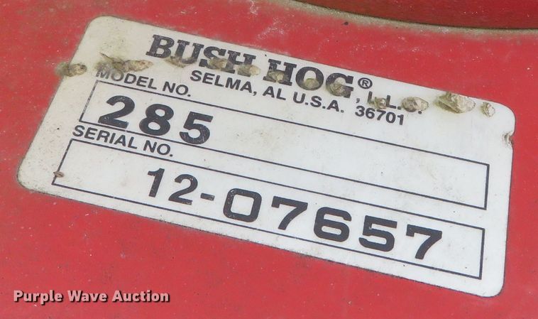 image for item DN7762 2003 Bush Hog 285  rotary mower